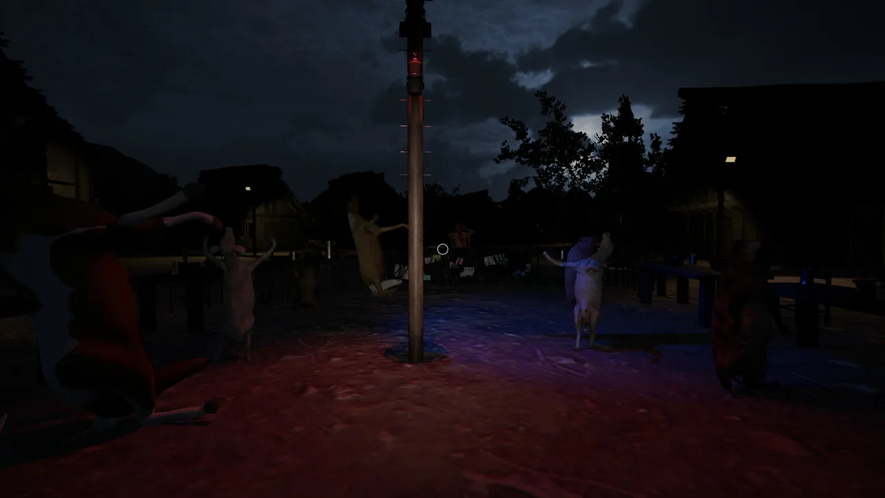 Official Steam screenshot of the Scary Game 2 party scene