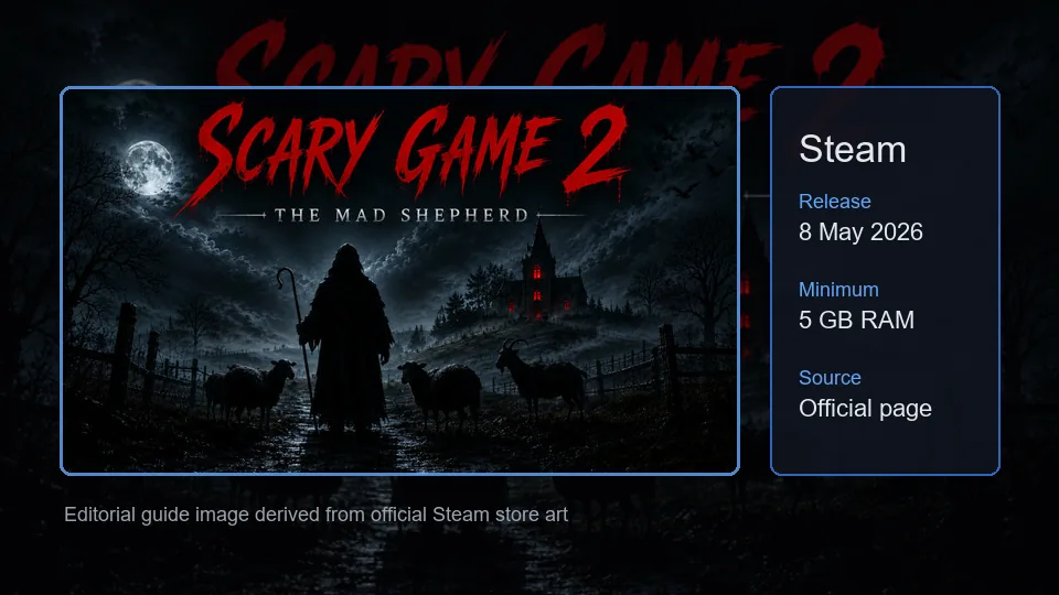 Guide Steam Scary Game 2 : date de sortie, configuration et vérifications sûres
